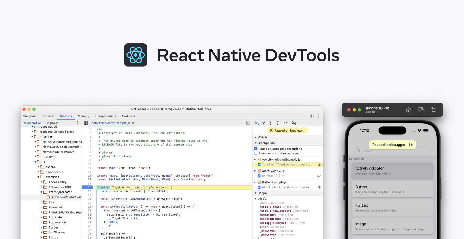 React Native DevTools front-end